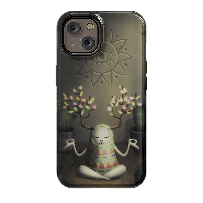 iPhone 14 StrongFit Cactus garden by Laura Nagel