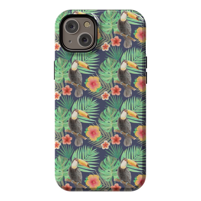 iPhone 14 Plus StrongFit toucan bird in a jungle by Alena Ganzhela