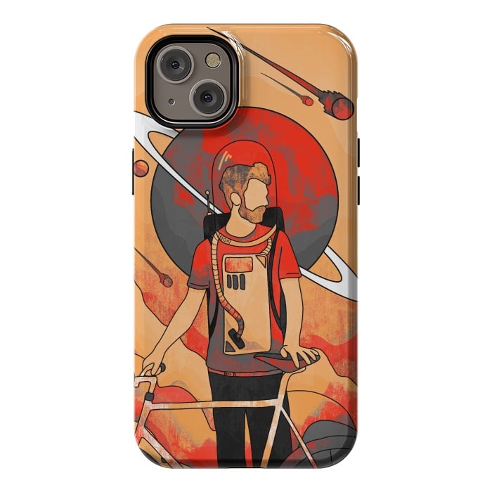 iPhone 14 Plus StrongFit A traveller of Mars by Steve Wade (Swade)