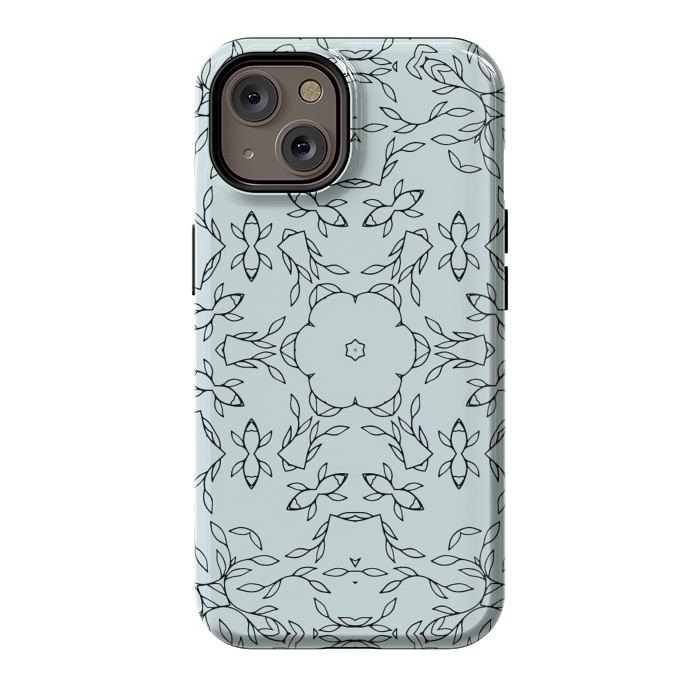 iPhone 14 StrongFit Creeper Kaleidoscope Mandala by Creativeaxle