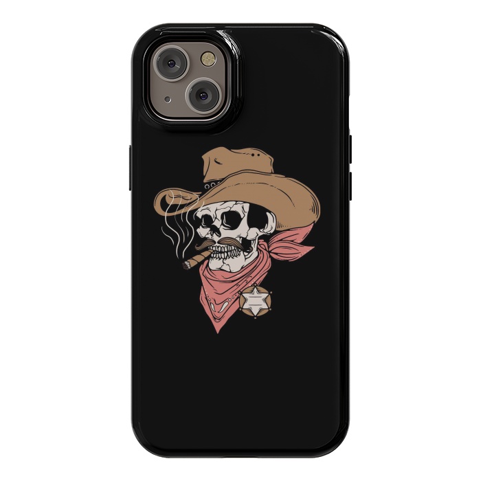 iPhone 14 Plus StrongFit Skull Sheriff by Afif Quilimo
