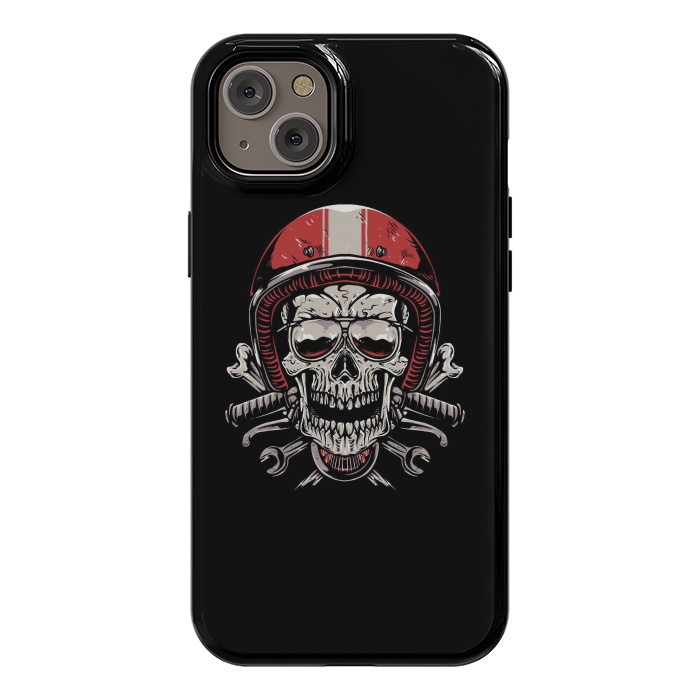 iPhone 14 Plus StrongFit Skull Biker 4 by Afif Quilimo
