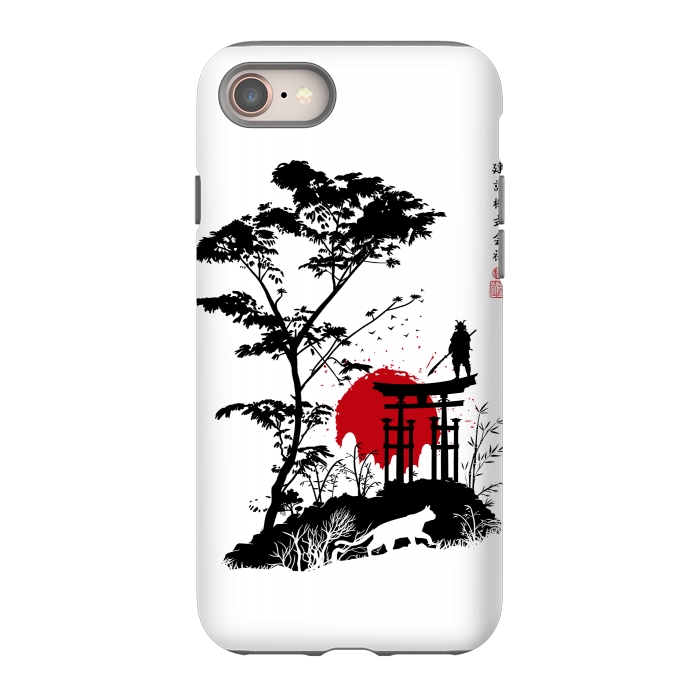 iPhone 8 StrongFit Japanese minimalist landscape by Alberto