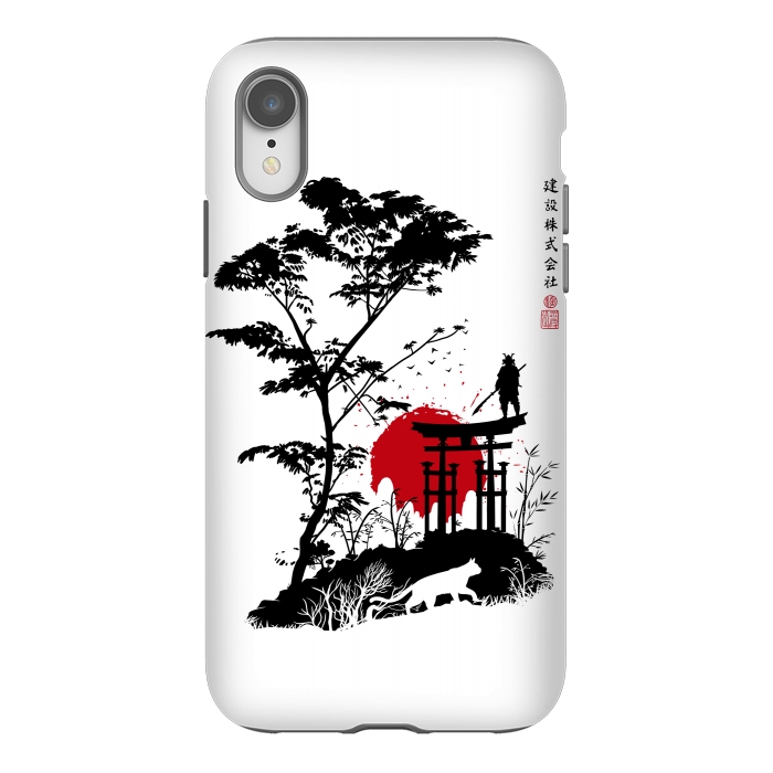 iPhone Xr StrongFit Japanese minimalist landscape by Alberto