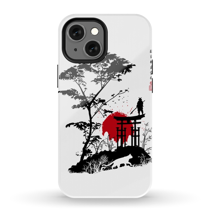 iPhone 12 mini StrongFit Japanese minimalist landscape by Alberto
