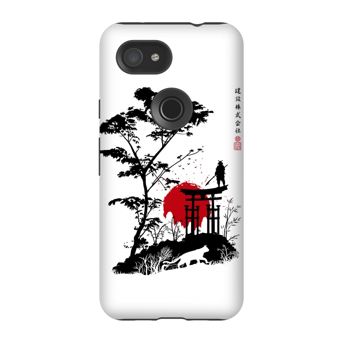 Pixel 3A StrongFit Japanese minimalist landscape by Alberto