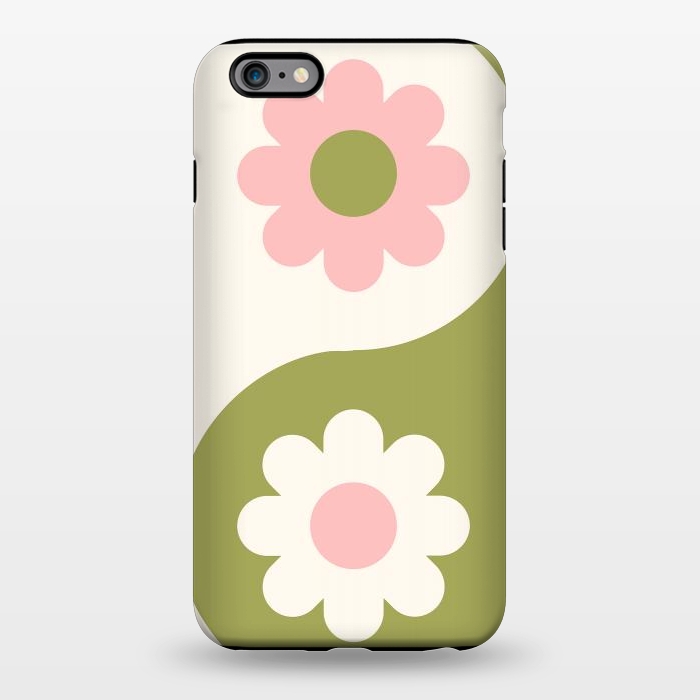iPhone 6/6s plus StrongFit Yin Yang Flowers by ArtPrInk