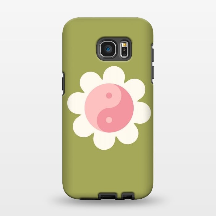 Galaxy S7 EDGE StrongFit Flower Balance by ArtPrInk