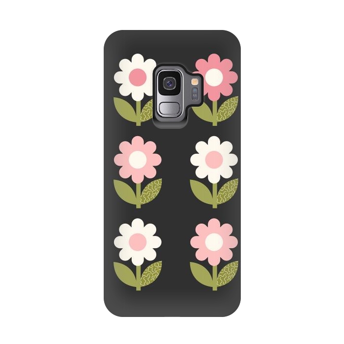 Galaxy S9 StrongFit Spring Floral by ArtPrInk