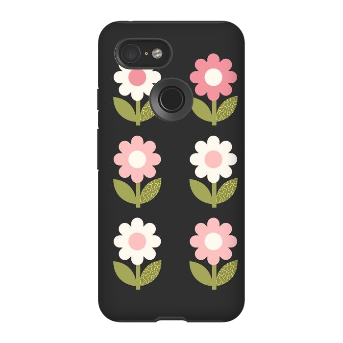 Pixel 3 StrongFit Spring Floral by ArtPrInk