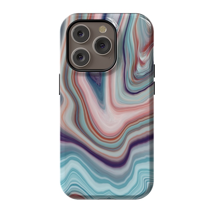 iPhone 14 Pro StrongFit Abstract Marble Design VI by ArtsCase