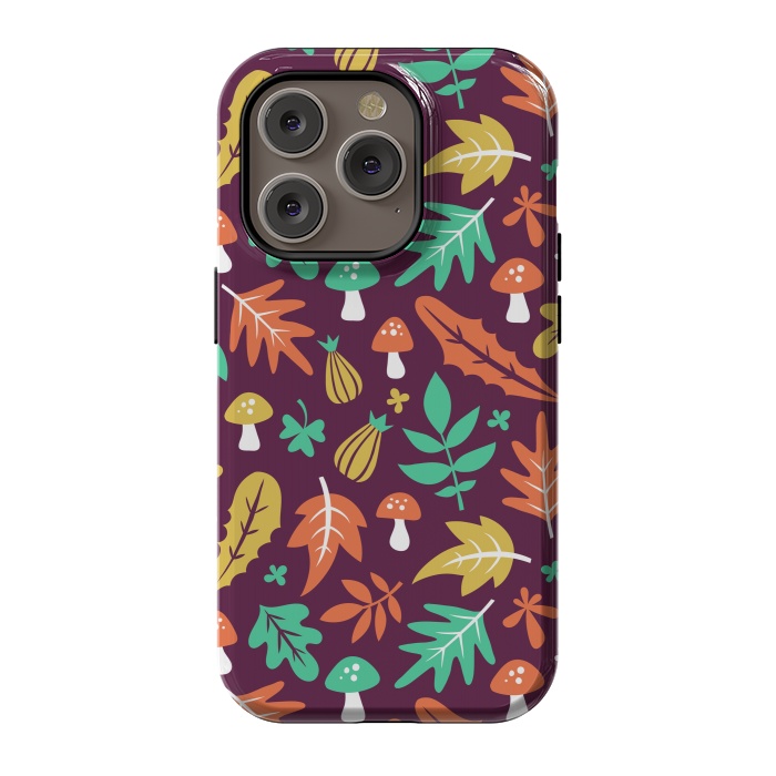 iPhone 14 Pro StrongFit Autum Floral Design by ArtsCase