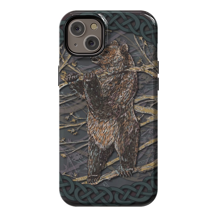 iPhone 14 Plus StrongFit Bear by Lotti Brown