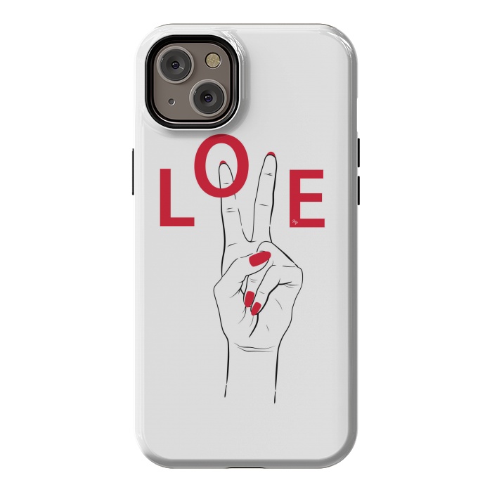 iPhone 14 Plus StrongFit Love Hand by Martina