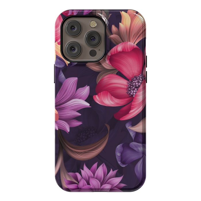 iPhone 14 Pro max StrongFit Botanical Floral illustration by ArtsCase