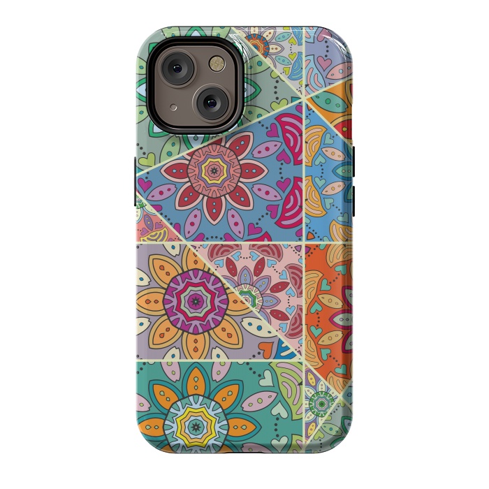 iPhone 14 StrongFit Decorative Elements with Mandalas Designs by ArtsCase