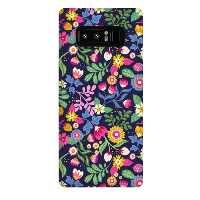 Galaxy Note 8 StrongFit Bright Flowers Colors by ArtsCase