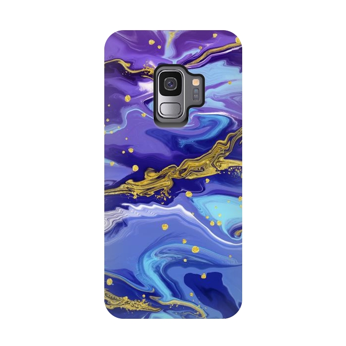 Galaxy S9 StrongFit Colorful Marble by ArtsCase