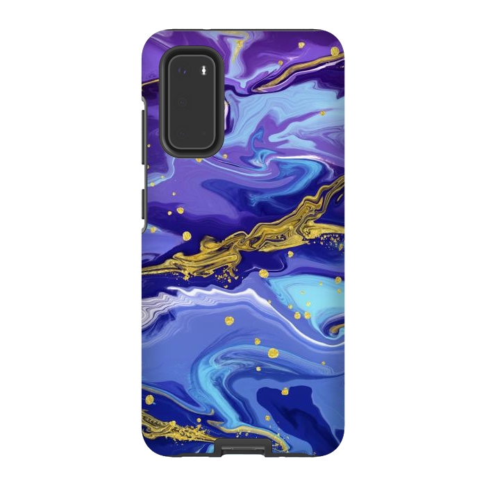 Galaxy S20 StrongFit Colorful Marble by ArtsCase