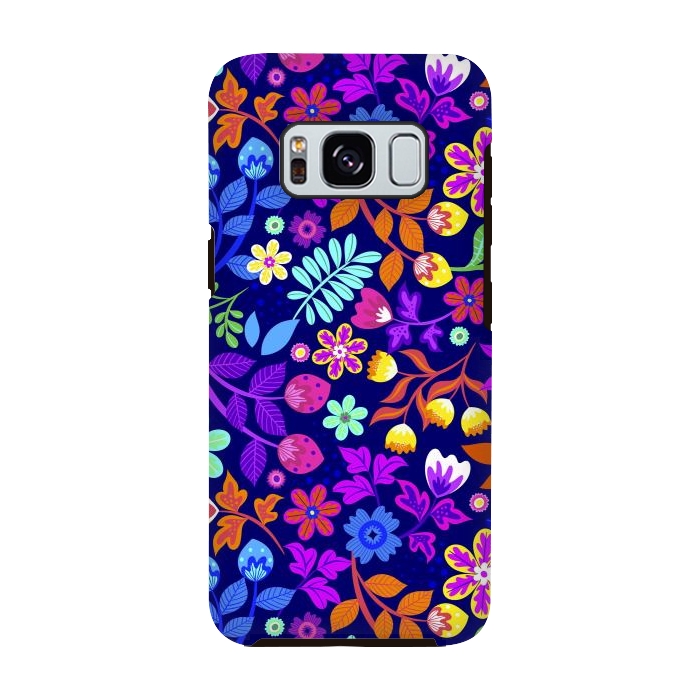 Galaxy S8 StrongFit Cute Flowers I by ArtsCase