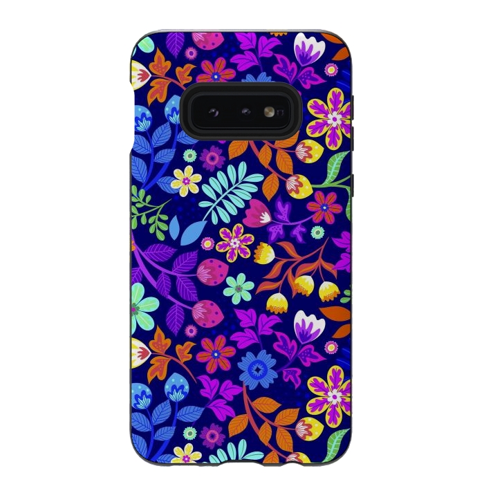Galaxy S10e StrongFit Cute Flowers I by ArtsCase