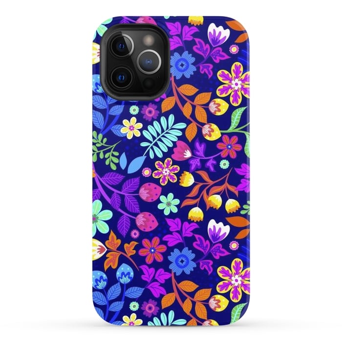 iPhone 12 Pro StrongFit Cute Flowers I by ArtsCase