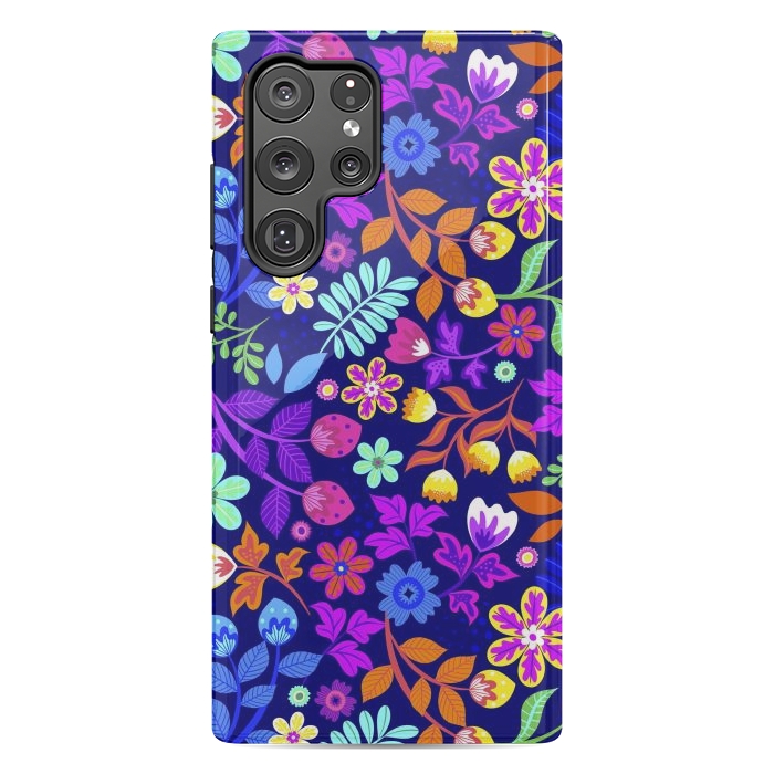 Galaxy S22 Ultra StrongFit Cute Flowers I by ArtsCase