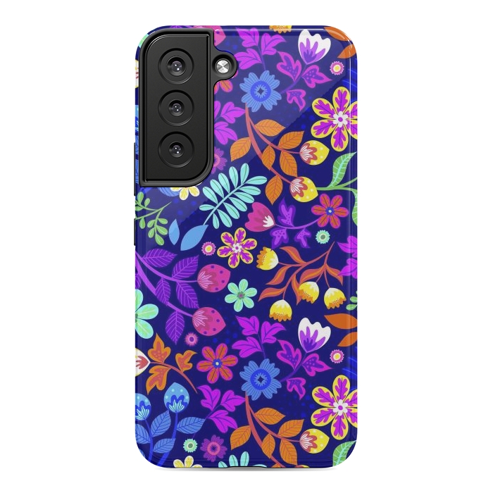 Galaxy S22 StrongFit Cute Flowers I by ArtsCase