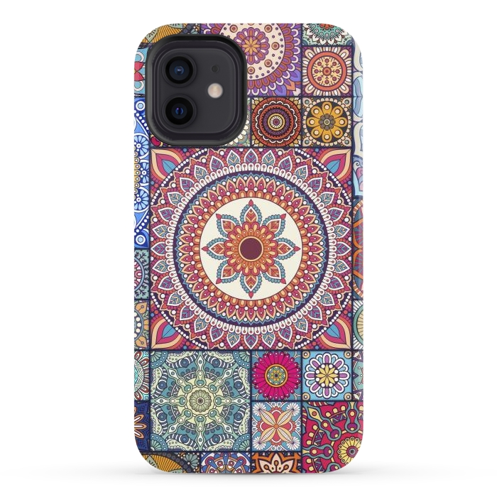 iPhone 12 StrongFit Different Types of Mandalas by ArtsCase