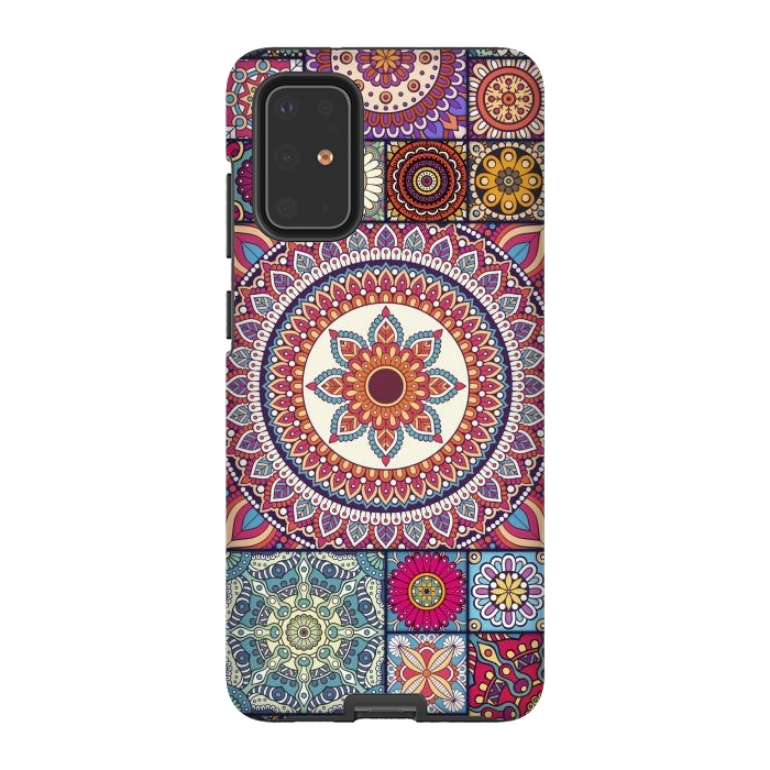 Galaxy S20 Plus StrongFit Different Types of Mandalas by ArtsCase