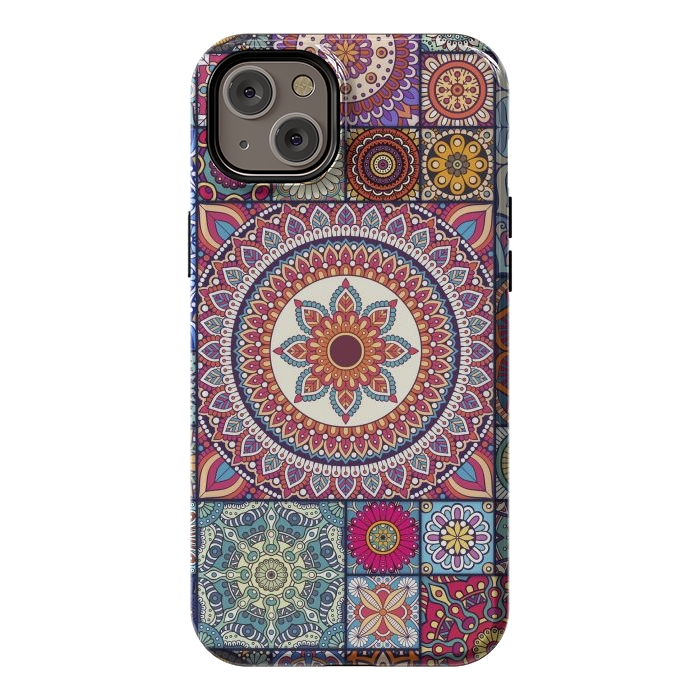 iPhone 14 Plus StrongFit Different Types of Mandalas by ArtsCase