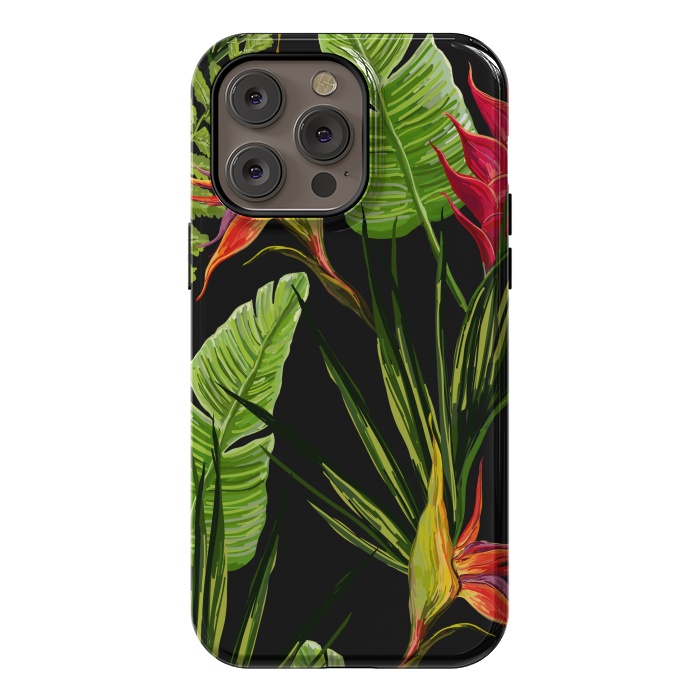 iPhone 14 Pro max StrongFit Beautiful Vectorial Summer Floral Landscape by ArtsCase