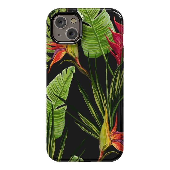 iPhone 14 Plus StrongFit Beautiful Vectorial Summer Floral Landscape by ArtsCase