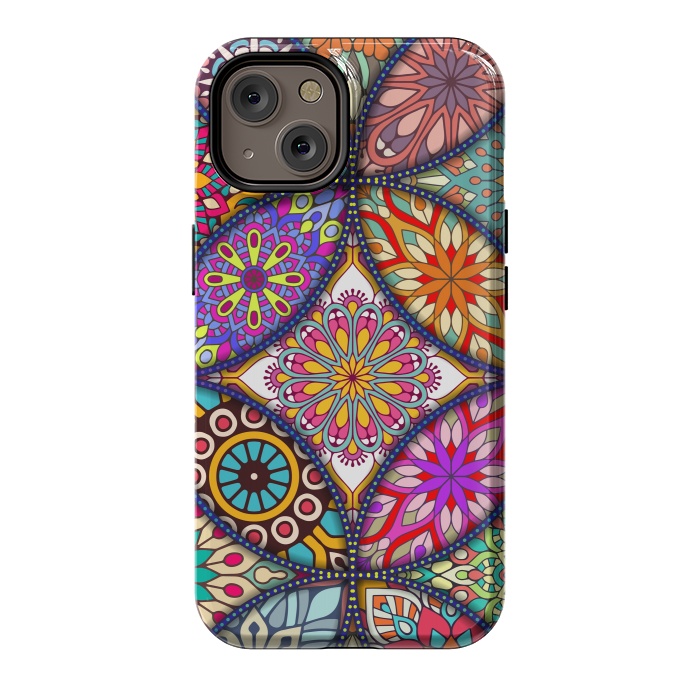 iPhone 14 StrongFit Mandala pattern with bright colors 12 by ArtsCase