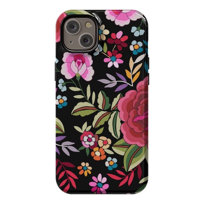 iPhone 14 Plus StrongFit Sweet Pink Flowers by ArtsCase