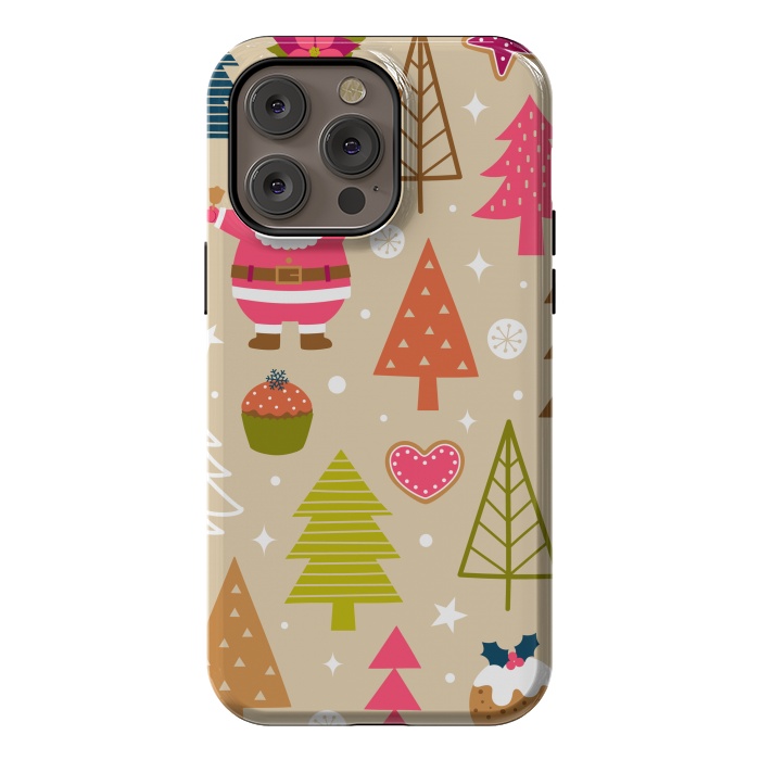 iPhone 14 Pro max StrongFit Cute Santa Claus by ArtsCase