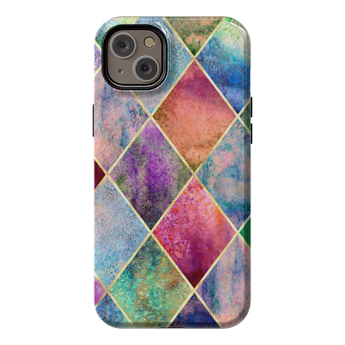 iPhone 14 Plus StrongFit Plancha Geométrica Abstracta by ArtsCase