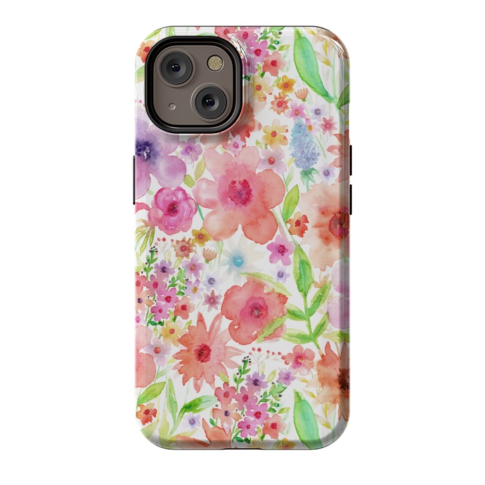 iPhone 14 StrongFit Spring flowers by Julia Grifol