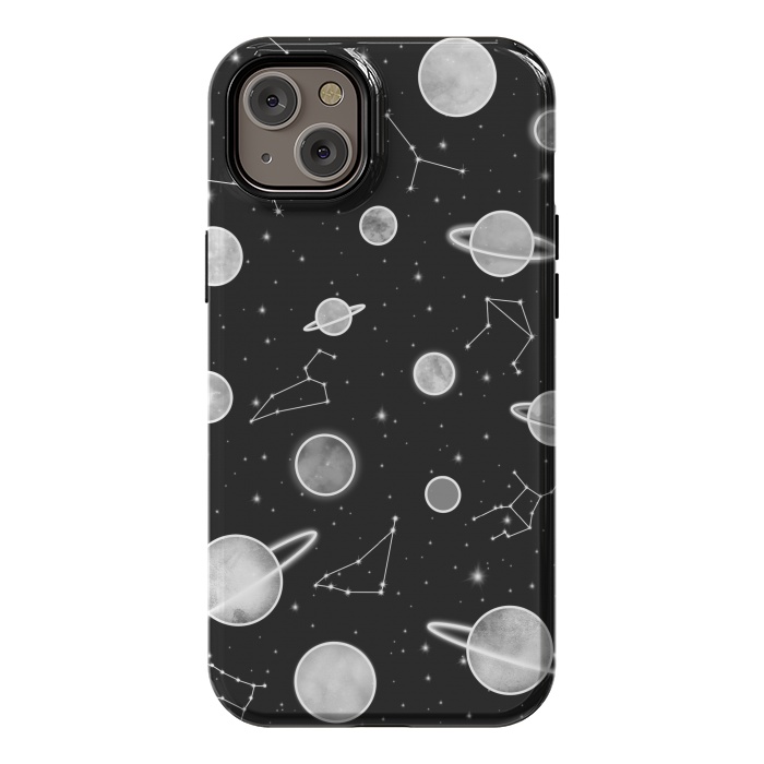 iPhone 14 Plus StrongFit Aesthetic black&white space by Jms