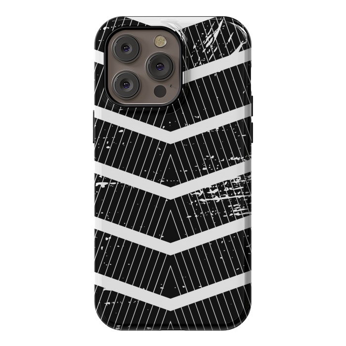 iPhone 14 Pro max StrongFit Chevron Stripes by TMSarts