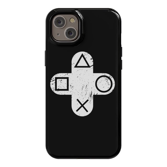 iPhone 14 Plus StrongFit Playstation Button by TMSarts