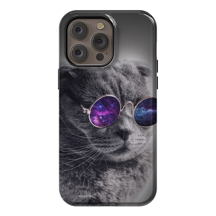 iPhone 14 Pro max StrongFit Cat wearing sunglasses  by Winston