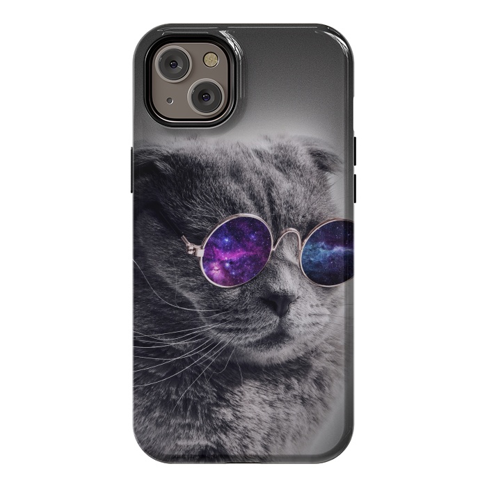 iPhone 14 Plus StrongFit Cat wearing sunglasses  by Winston