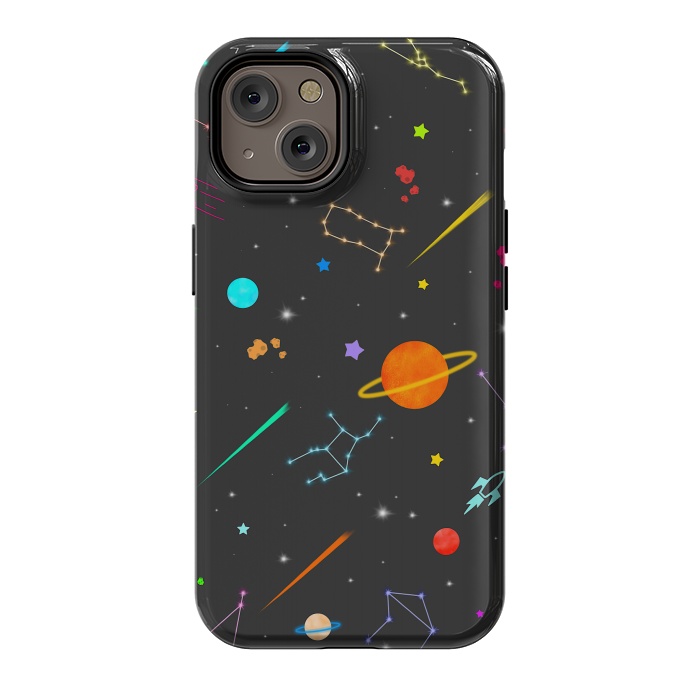 iPhone 14 StrongFit Aesthetic colorful space by Jms