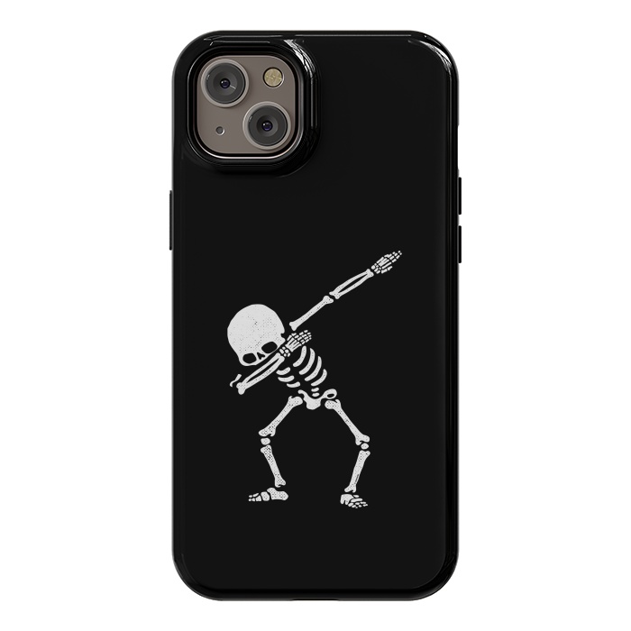 iPhone 14 Plus StrongFit Dabbing Skeleton Dab Pose Hip Hop Skull by Vó Maria