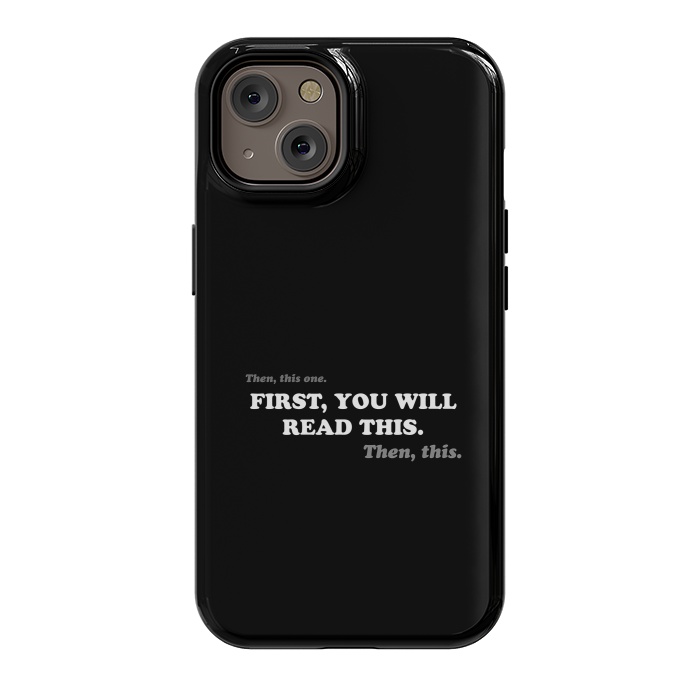 iPhone 14 StrongFit Don't Read - Funny Book Lover by Vó Maria