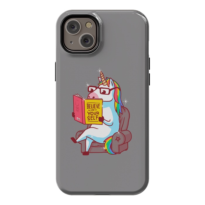 iPhone 14 Plus StrongFit Unicorn Believe Yourself Self Affirmation Book by Vó Maria