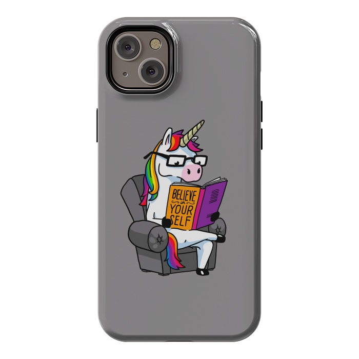 iPhone 14 Plus StrongFit Unicorn Believe Yourself Self Affirmation Book Vol 1 by Vó Maria
