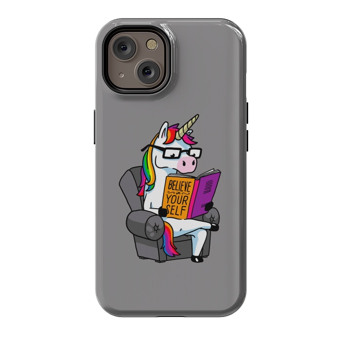 iPhone 14 StrongFit Unicorn Believe Yourself Self Affirmation Book Vol 1 by Vó Maria