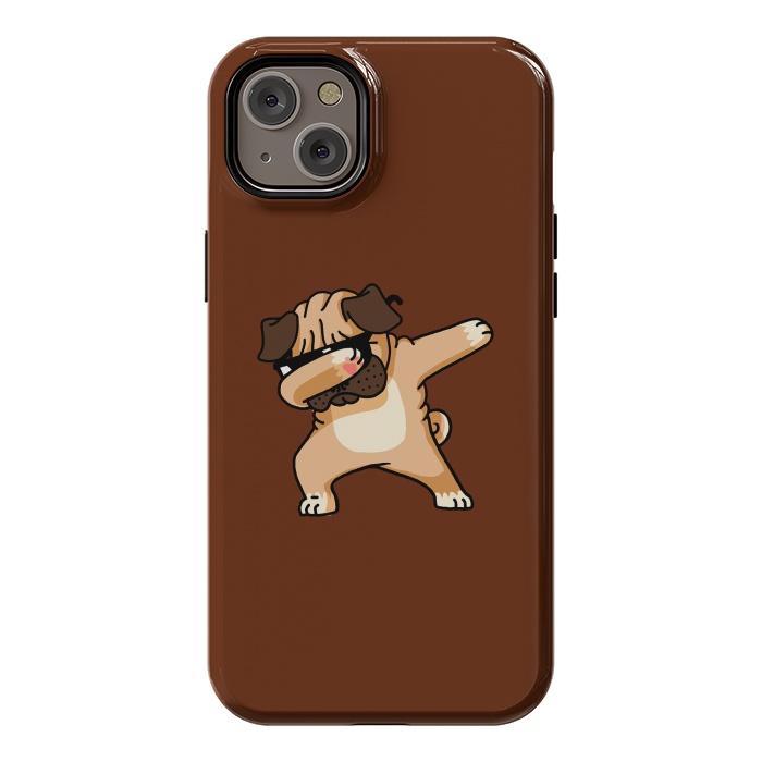 iPhone 14 Plus StrongFit Dabbing Pug 2 by Vó Maria